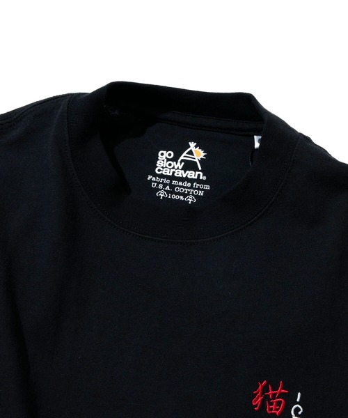 「go slow caravan」 長袖Tシャツ SMALL ブラック メンズ_画像3