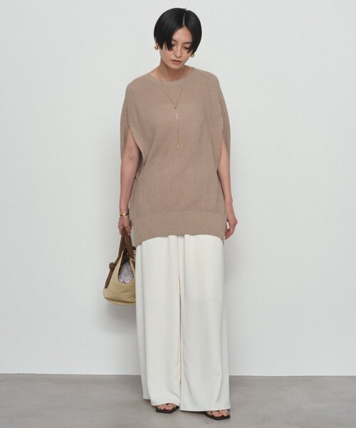 配色ニットベスト  lounge dress Loungedress - 配色ニットベスト lounge dressの通販 by ayu's shop
