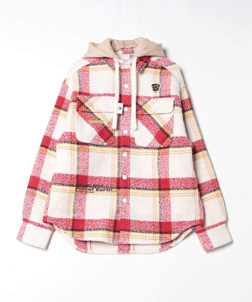 「AAPE BY A BATHING APE」 ジャケット X-LARGE アイボリー メンズ_画像2