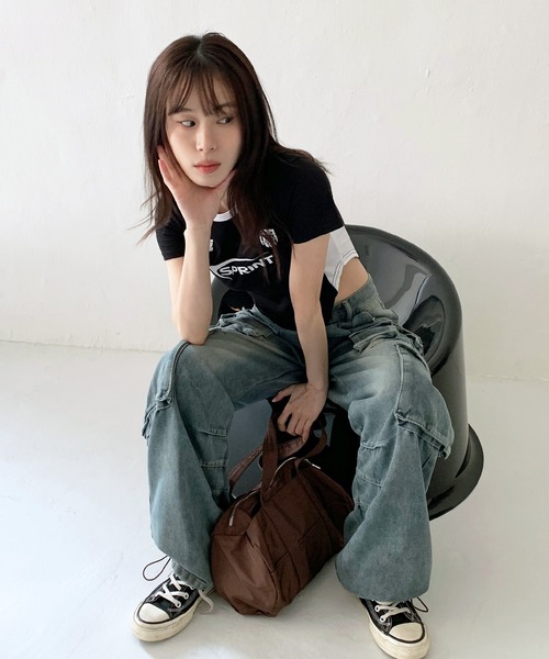 「FOLLOWIN」 トートバッグ ONE SIZE シルバー レディース_画像9