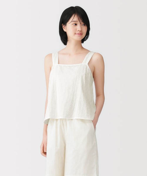 The Shishikui nsb 二重タンクトップ　ホワイト The Shishikui nsb 二重タンクトップ ホワイト Tops – SHISHIKUI