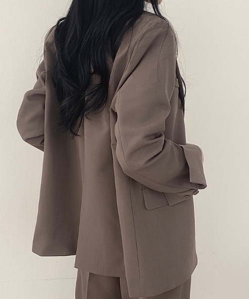 「COCOMOMO」 セットアップ S ダークブラウン レディース_画像5