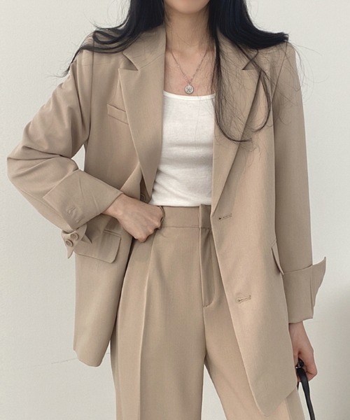 「COCOMOMO」 セットアップ S ダークブラウン レディース_画像8