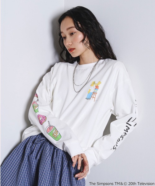 The Simpsons（ザ シンプソンズ） tシャツ (THE SIMPSONS)L/S TEE