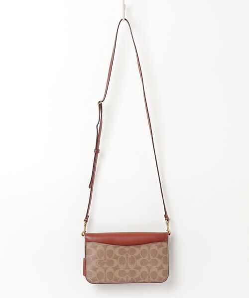 「COACH」 ショルダーバッグ フリ- ブラウン系その他 レディースの画像
