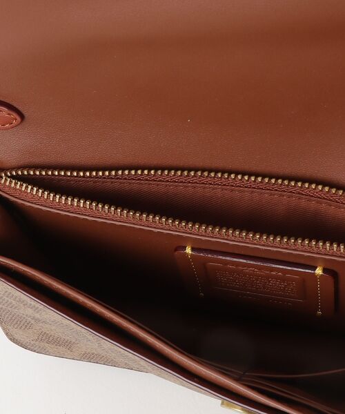「COACH」 ショルダーバッグ フリ- ブラウン系その他 レディースの画像