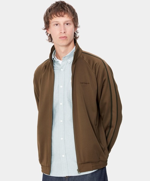 「Carhartt WIP」 ジャージブルゾン L ブラウン メンズ_8