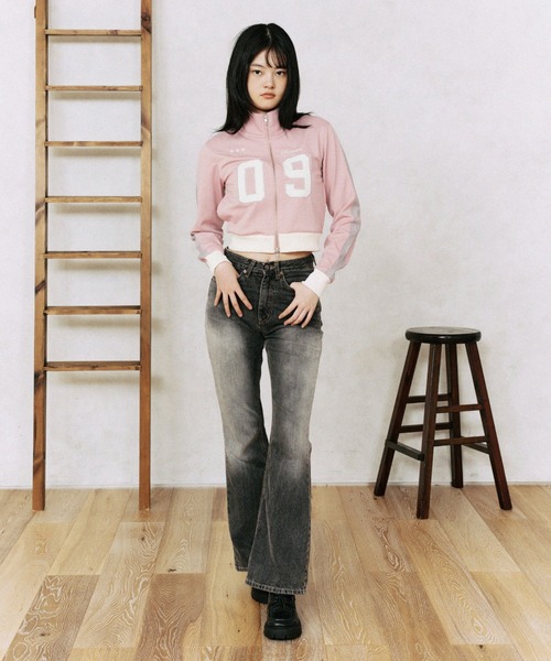 「FCMM」 ジャージブルゾン SMALL ピンク レディース_画像5