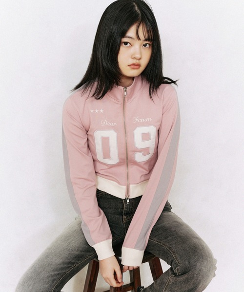 「FCMM」 ジャージブルゾン SMALL ピンク レディース_画像7