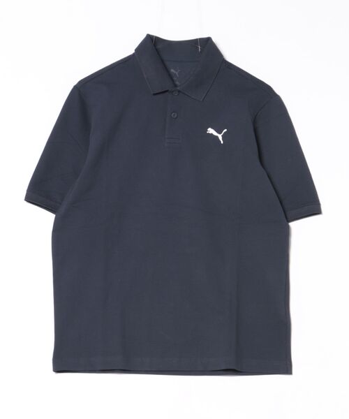 104477 プーマ　ポロシャツ　紺色　サイズL PUMA（プーマ） ポロシャツ 半袖 メンズ 吸水 速乾 UVカット 男性用