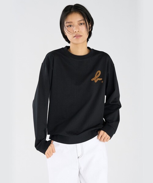 agnes b.（アニエスベー） ジャージ b.”ロゴ コットン 長袖 スウェット