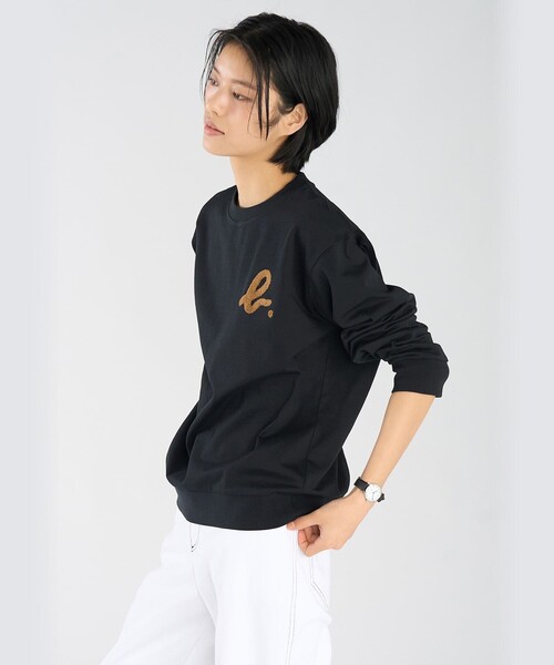 agnes b.（アニエスベー） ジャージ b.”ロゴ コットン 長袖 スウェット
