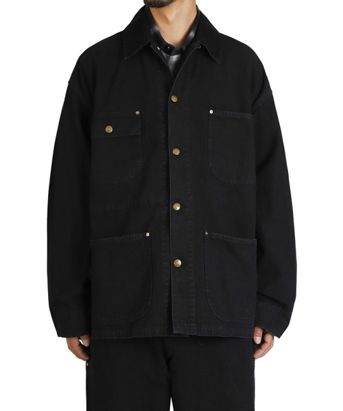 コート ジャケット Orslow / オアスロウ：RELAX FIT OXFORD COVERALL：01-6034-61S「STD」 メンズの画像