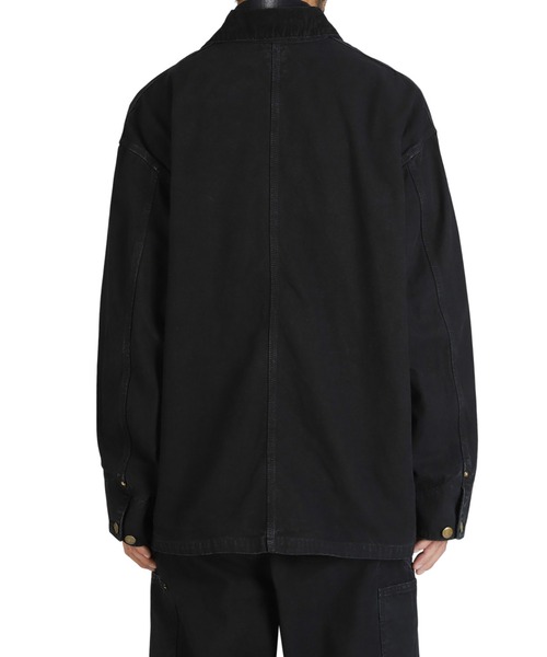 コート ジャケット Orslow / オアスロウ：RELAX FIT OXFORD COVERALL：01-6034-61S「STD」 メンズの画像
