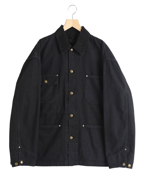 コート ジャケット Orslow / オアスロウ：RELAX FIT OXFORD COVERALL：01-6034-61S「STD」 メンズの画像