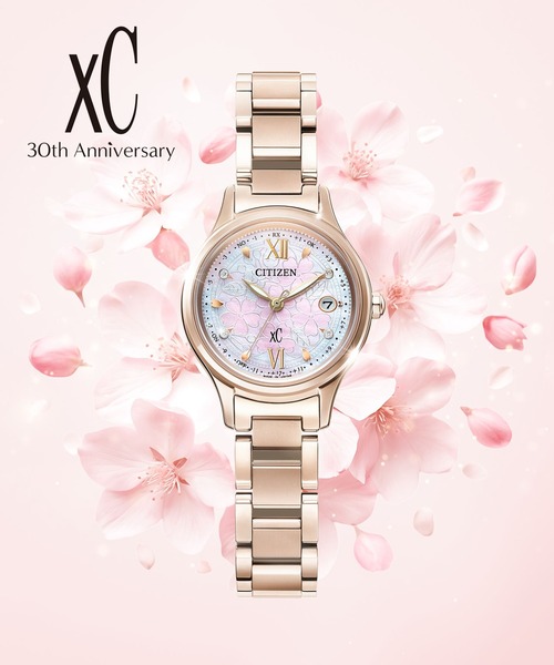 XC 腕時計 xC クロスシー 30周年アニバーサリーSAKURA限定モデル 光