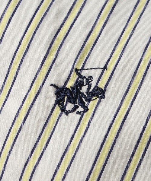 「BEVERLY HILLS POLO CLUB」 長袖シャツ M ホワイト メンズ_画像8