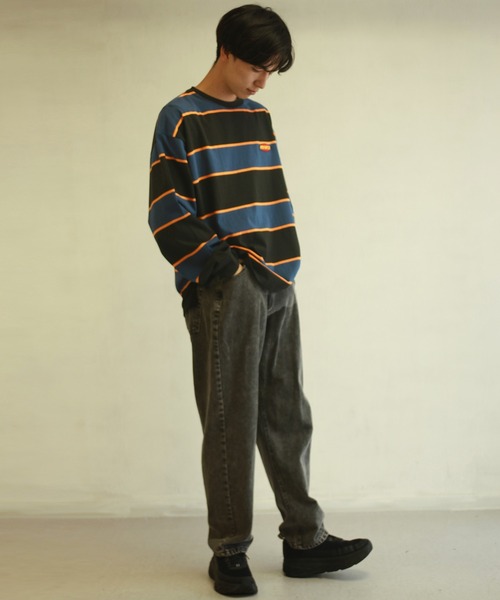 「WESTSEA」 「suggestion」長袖Tシャツ L ネイビー メンズ_画像7
