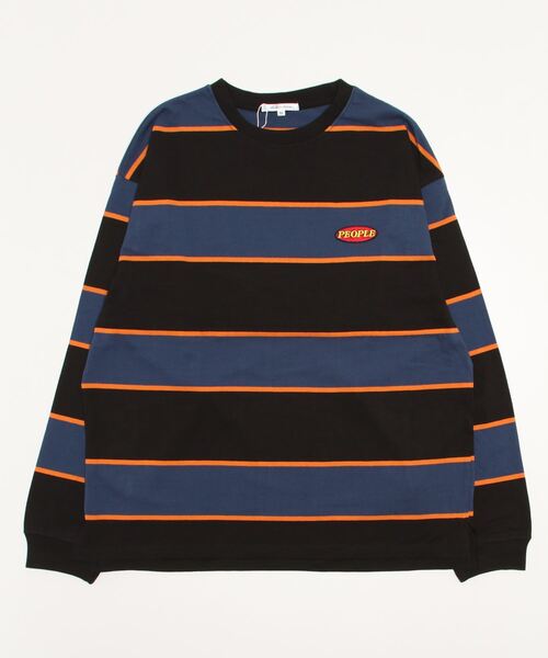 「WESTSEA」 「suggestion」長袖Tシャツ L ネイビー メンズ_画像8