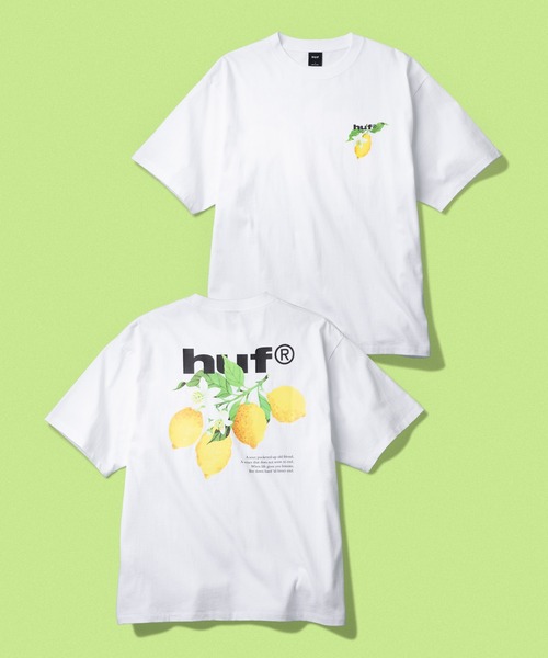 HUF（ハフ） tシャツ SOUR LEMON TEE メンズ レディース : ZOZOTOWN