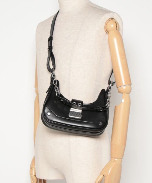 「CHARLES & KEITH」 ハンドバッグ S ブラック レディース