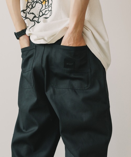 HUF（ハフ） チノパンツ 32 ブラック メンズ : ZOZOTOWN Yahoo!店