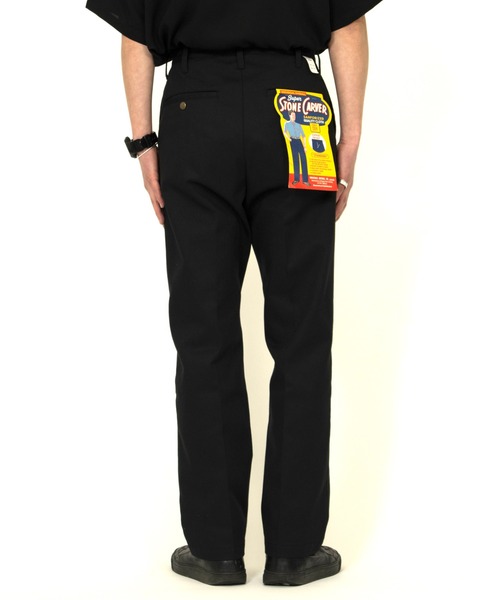 「UNIVERSAL OVERALL」 チノパンツ 34 ネイビー メンズ_画像8