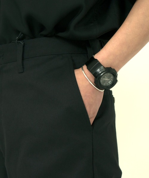 「UNIVERSAL OVERALL」 チノパンツ 34 ネイビー メンズ_画像9