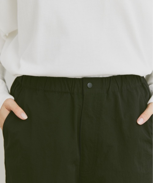「flaner」 カーゴパンツ MEDIUM チャコールグレー レディース_画像6