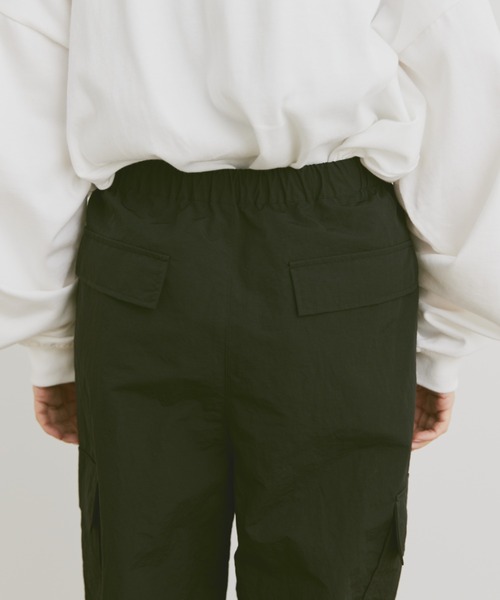 「flaner」 カーゴパンツ MEDIUM チャコールグレー レディース_画像7