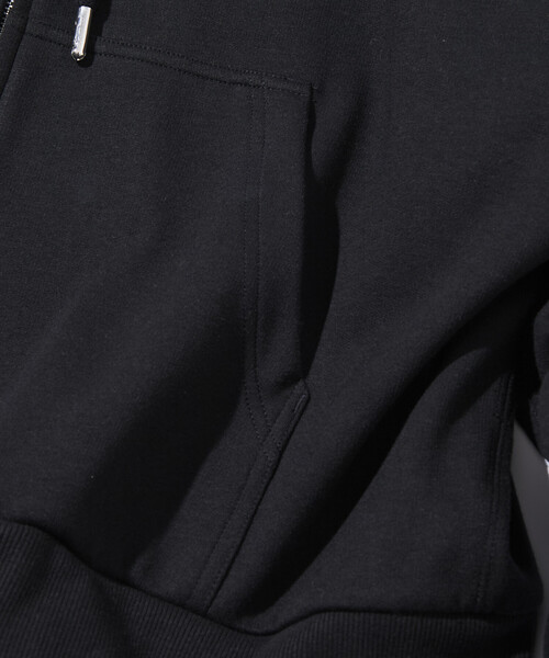 「FREAK'S STORE」 ジップアップパーカー LARGE チャコールグレー メンズ_画像9