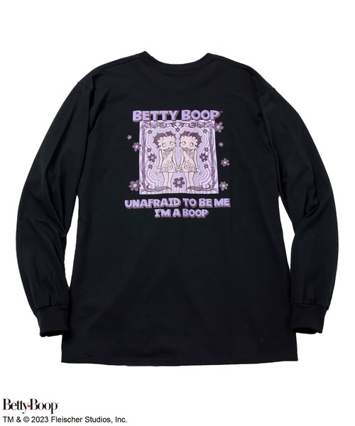 「4GEEKs by SPIRALGIRL」 長袖カットソー「BETTY BOOPコラボ」 FREE ホワイト レディース_画像9
