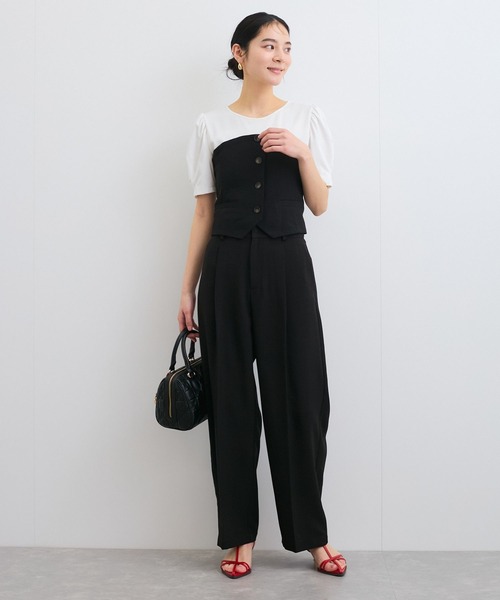 「VIS」 スラックス M グレー レディース_画像2
