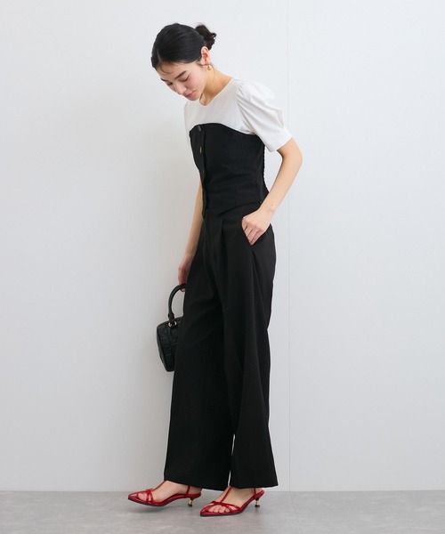 「VIS」 スラックス M グレー レディース_画像3