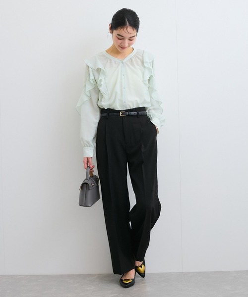 「VIS」 スラックス M グレー レディース_画像6
