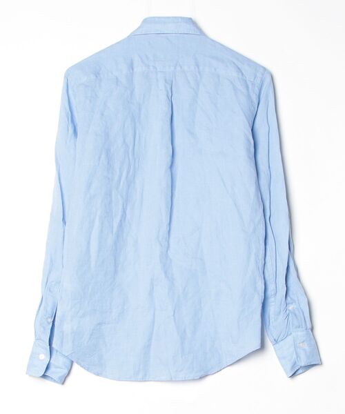 「International Gallery BEAMS」 長袖シャツ S ブルー レディース_画像2