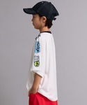 tシャツ 「90-160cm」ラグラン 袖プリ...の詳細画像2