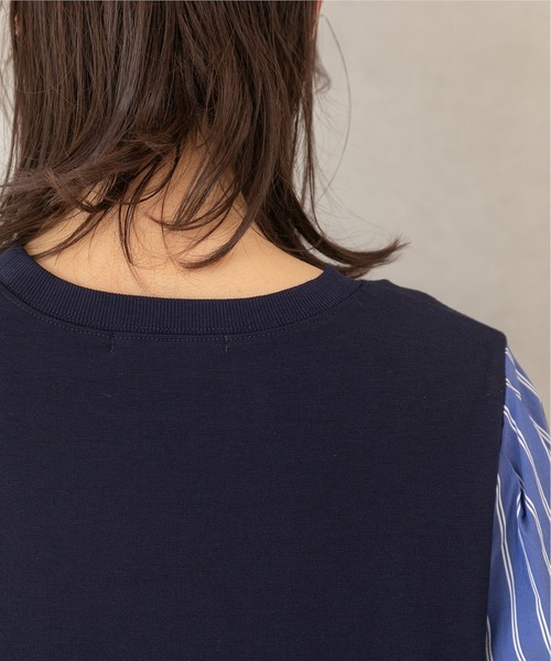 「PREFERIR」 長袖ワンピース MEDIUM チャコールグレー レディース_画像9
