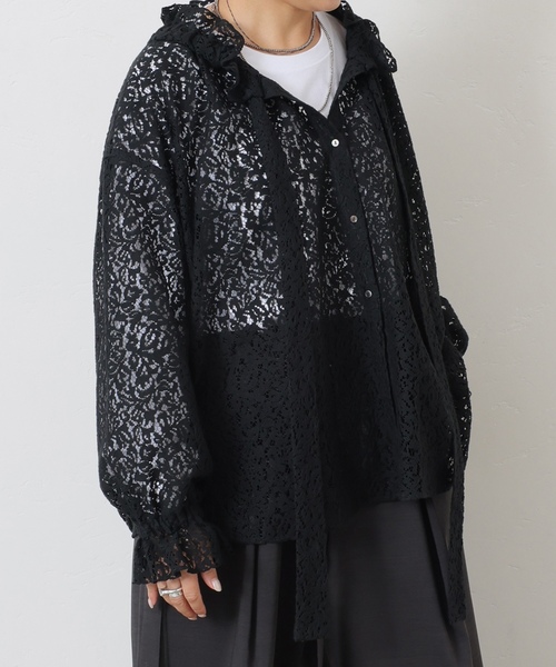 「JOURNAL STANDARD LUXE」 長袖ブラウス FREE ホワイト レディース_画像6