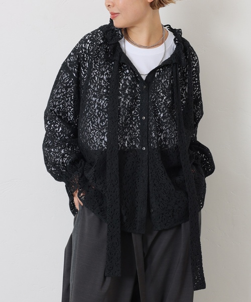 「JOURNAL STANDARD LUXE」 長袖ブラウス FREE ホワイト レディース_画像7