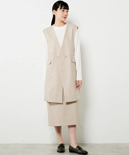 「MELROSE claire」 タイトスカート 3 グレー レディース_画像9