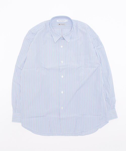「THOMAS MASON」 長袖シャツ「URBAN RESEARCHコラボ」 X-LARGE ライトブルー メンズ_画像2
