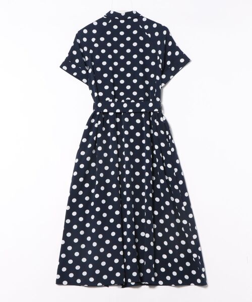 「PREFERIR」 シャツワンピース MEDIUM ネイビー レディース_画像2