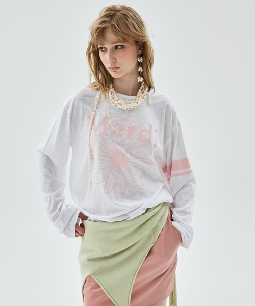 Mardi Mercredi（マルディメクルディ） tシャツ SLUB COTTON TSHIRT