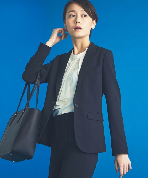 SUIT SELECT スーツ 「セットアップ対応」洗える1つ釦テーラード
