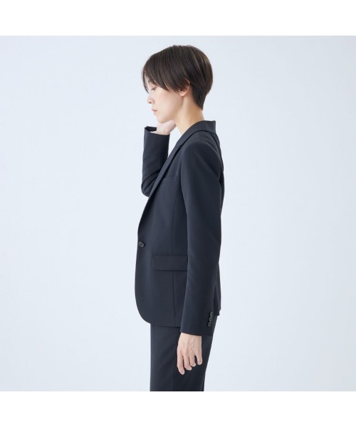 SUIT SELECT スーツ 「セットアップ対応」洗える1つ釦テーラード