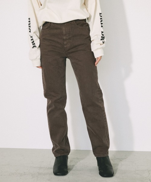 パンツ デニム ジーンズ DRIP straight color pants（ドリップ 