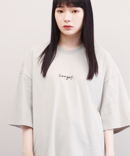 tシャツ Tシャツ KANGOL / カンゴール 別注 コラボ オーバーサイズ ヘビーウェイト 刺繍 ロゴ ビッグシルエット プリント Tシャツ|ZOZOTOWN |02
