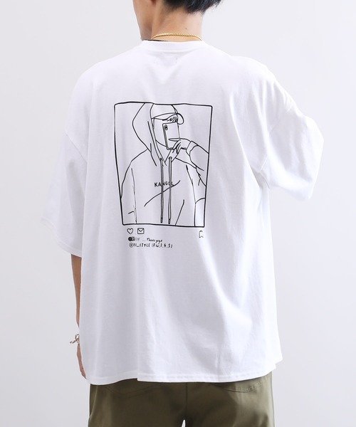 tシャツ Tシャツ KANGOL / カンゴール 別注 コラボ オーバーサイズ ヘビーウェイト 刺繍 ロゴ ビッグシルエット プリント Tシャツ|ZOZOTOWN |08