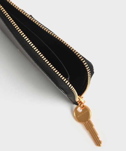 CHARLES ＆ KEITH 財布 ジップアラウンド ミニウォレット / Zip